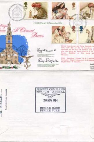 RFDC32 Christmas 20 November 1984 Signed by R.N Kenward and Philip Schofield