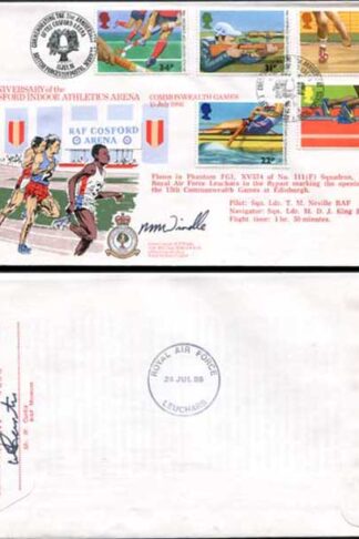 RFDC46 Commonwealth Games 15 July 1986 Pilot Signed
