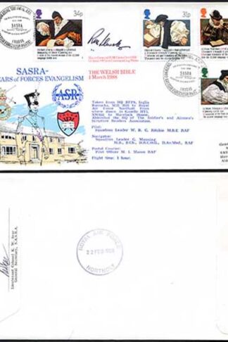 RFDC61b SASRA - 150 years of Forces Evangelism Signed by R.M. Llewellyn (A)