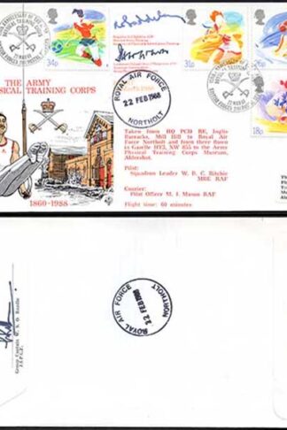 RFDC62b The Army Physical Training Corps Signed R.J. Baddeley P Hargreaves (A)