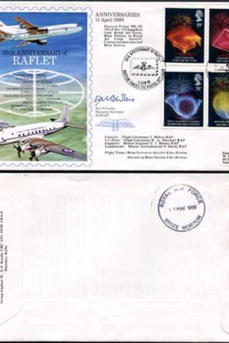 RFDC72 Anniversaries 11 April 1989 Signed by Eric N Cowley (A)