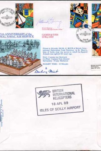 RFDC73 Games and Toys 16 May 1989 Signed by Robert Olswang (A)
