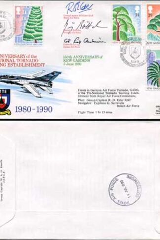 RFDC84 150th Ann of Kew Gardens Signed by R.D. Elder and J Bottcher A Lupo (A)