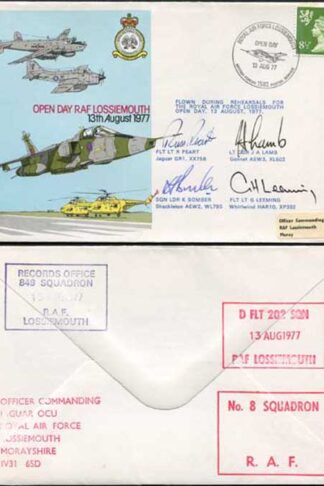 C49b Open Day RAF Lossiemouth Signed by All Four Pilots (A)