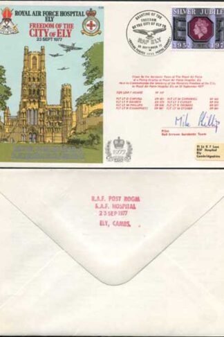C50b Freedom of the City of Ely a Pilot of the Red Arrows Team Signed (B)