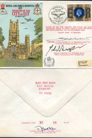 C50c Freedom of the City of Ely Signed by J.G.A. Beckett and J.G. Donald (A)