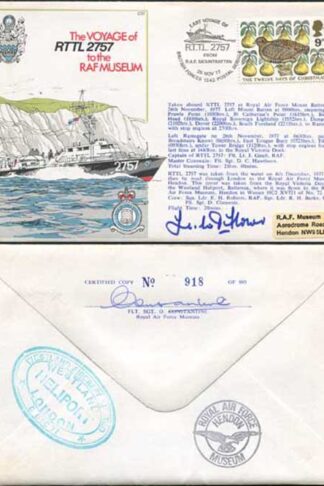 C52c The Voyage of RTTL 2757 to the RAF Museum Signed by Group Captain Flowers