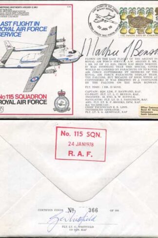 C55a 2nd Lt Edmond Theiffry Standard Cover