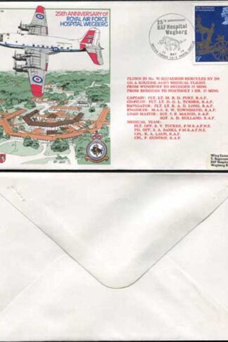 C56a 25th Ann of the RAF Hospital Wegberg Standard Cover
