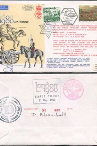 C65c To London by Horse Signed by Brigadier General Eitan Barak (A)