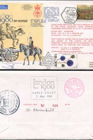 C65c To London by Horse Signed by Brigadier General Eitan Barak (C)