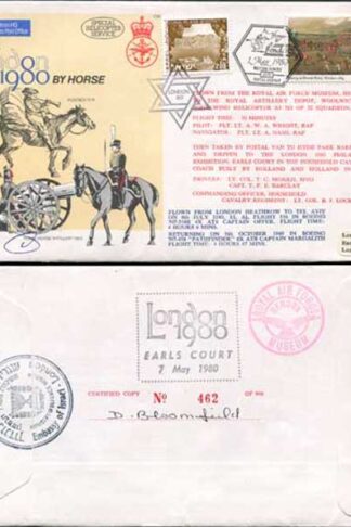 C65c To London by Horse Signed by Brigadier General Eitan Barak (F)