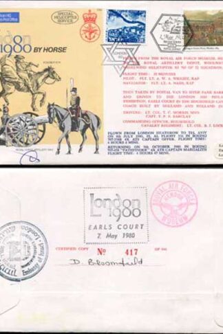 C65c To London by Horse Signed by Brigadier General Eitan Barak (G)