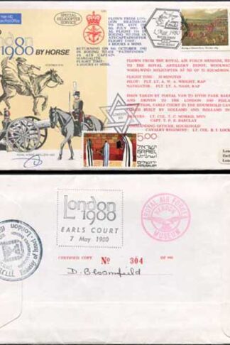 C65c To London by Horse Signed by Brigadier General Eitan Barak (K)