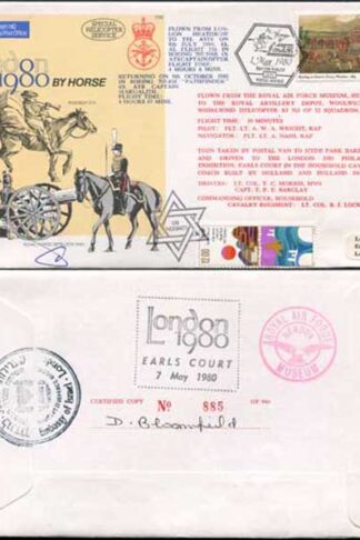 C65c To London by Horse Signed by Brigadier General Eitan Barak (L)