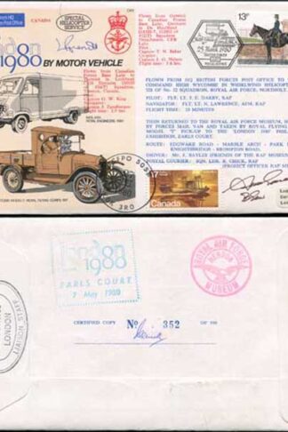 C69c To London by Motor Vehicle Signed AWD Garlick and T. Beckett (A)