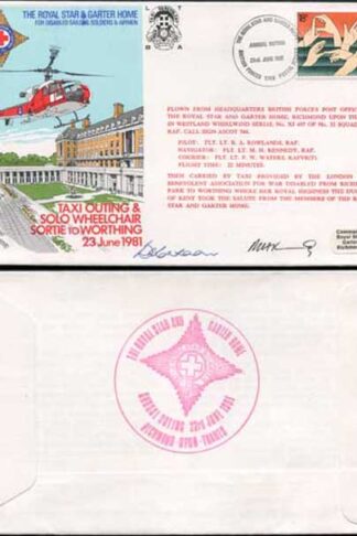 C88b The Royal Star and Garter Home Pilot and Navigator Signed