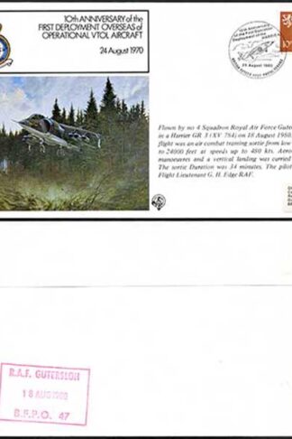 FF15a 10th Ann of the 1st Deployment Overseas Standard Cover