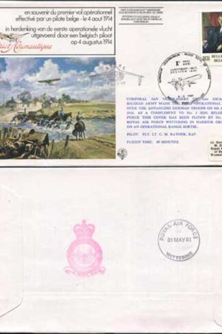 FF32a 1st Effective Operational Sortie by a Belgian Pilot Standard Cover
