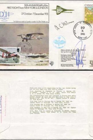 FF36c 1st Flight from New York to London Verified by RAC Chairman (A)