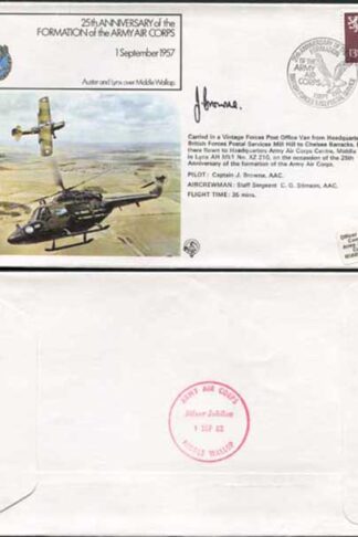 FF39b 25th Ann of the Formation of the Army Air Corps Pilot Signed (A)