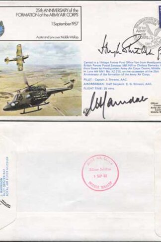 FF39c 25th Ann - Formation of the AAC Signed by M.B. Farndale Hugh Stockwell