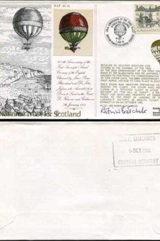 AC16 1st Successful Aerial Crossing of the English Channel Pilot Signed
