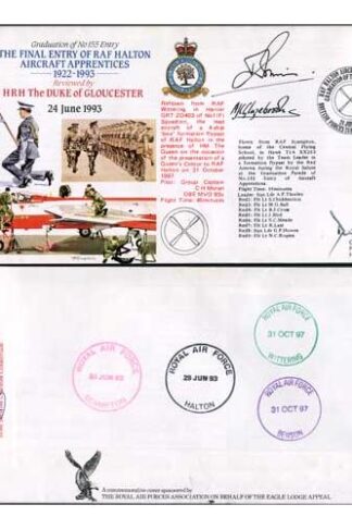 AC84e Final Entry Aircraft Appretices Signed by 3