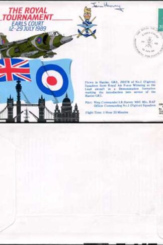 AC39bH The Royal Tournament Earls Court Signed by I.R. Harvey