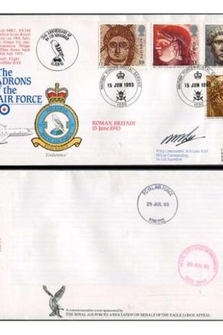 RAFFDC12 Squadrons of RAF Roman Britain Signed by M.N. Lees