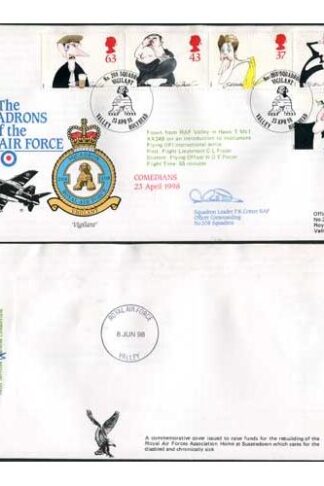 RAFFDC57 Comedians Signed by Squadron Leader P.K. Comer