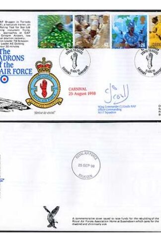 RAFFDC60 Canival Signed by Wing Commander C.J. Coulls