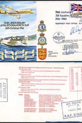 AC15 70th Ann of No.201 Squadron Signed by 2