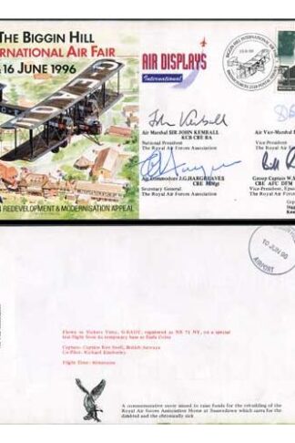 JS(CC)11c The Biggin Hill Int Air Fair Signed Kemball Bailey-Hargreaves-Randle