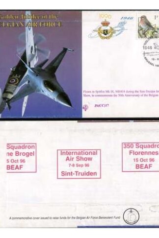 JS(CC)17a Golden Jubilee of the Belgian Air Force Standard Cover