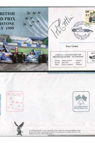 JS(CC)7A The British Grand Prix Silverstone Signed by Peter Gethin