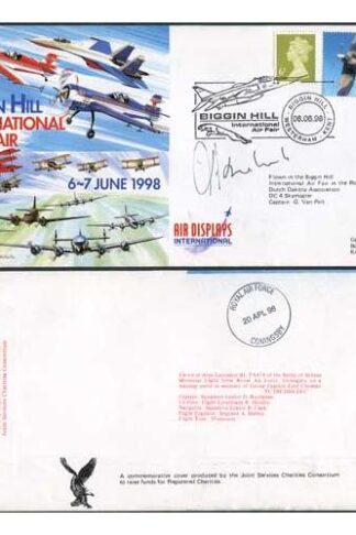 JS(CC)52b Biggin Hill Internation Air Fair Signed by Dakota Pilot