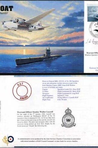 JS(CC)67c U-BOAT Encounter Signed by Warrant Officer S.W Layzell