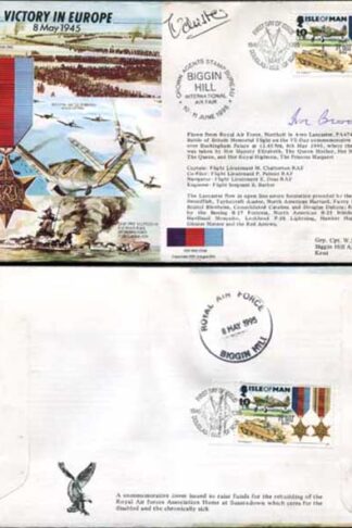 JS50/45/12a Victory In Europe 8 May 1945 Signed by 2
