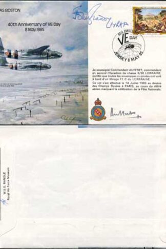B34c 40th Ann of VE Day Signed by Sir John Grandy (A)