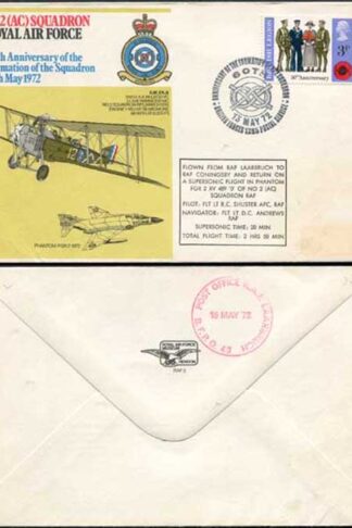 RAF2a No.2 (AC) Sqn 60th Ann Formation of Squadron Standard Cover (A)