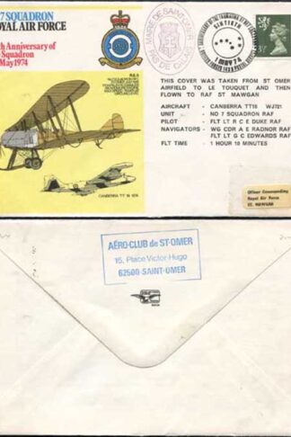 RAF24a No.7 Sqn 60th Ann of the Squadron Standard Cover