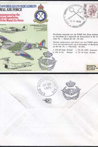 RAFSP6a No.349 (Belgian) Squadron RAF Standard Cover