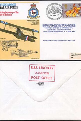 RAF27a No.43 Squadron RAF Standard Cover