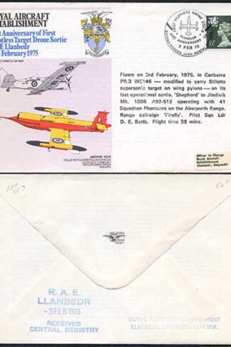 RAFSP7a Royal Aircraft Establishment Standard Cover (A)