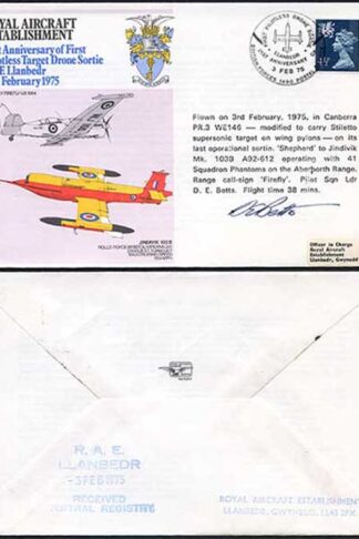 RAFSP7c Royal Aircraft Establishment Pilot Signed