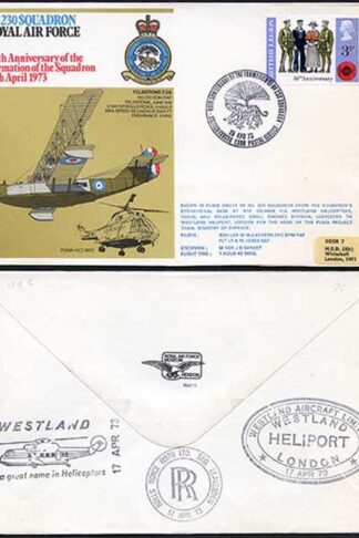 RAF11a No.230 Squadron RAF Standard Cover