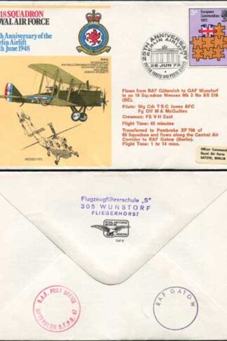 RAF12d No.18 Squadron RAF Standard Cover (A)