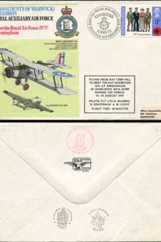 RAFSP2a No.605 (County of Warwick) Squadron Standard Cover