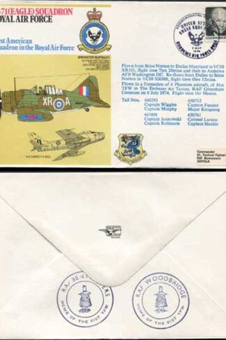 RAFSP3a No.71 (Eagle) Squadron RAF Standard Cover
